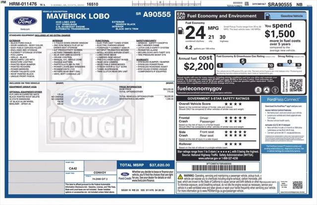 2025 Ford Maverick Lobo Standard