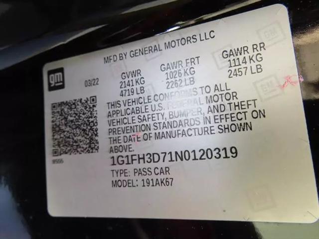 2022 Chevrolet Camaro RWD Convertible 2SS