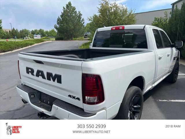 2018 Ram 1500 Night Quad Cab 4x4 6'4" Box