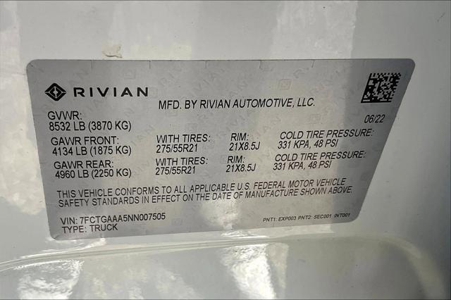 Used 2022 Rivian R1T For Sale in Olive Branch, MS