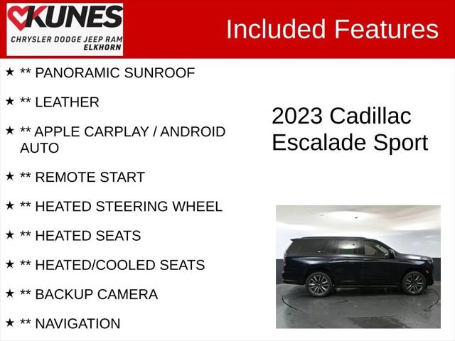 2023 Cadillac Escalade 4WD Sport