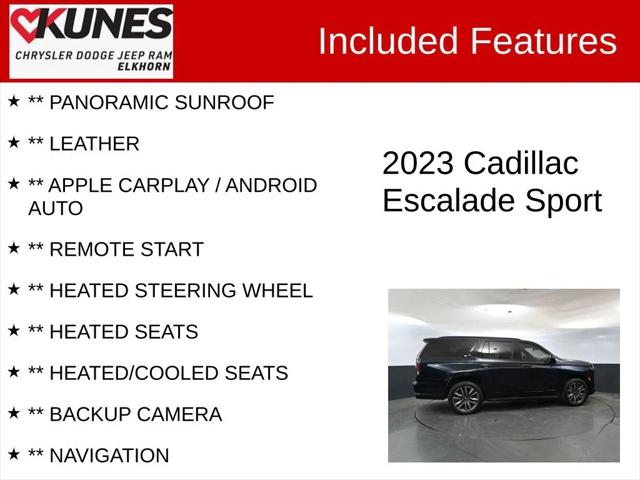 2023 Cadillac Escalade 4WD Sport