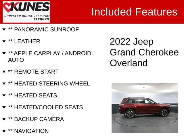 2022 Jeep Grand Cherokee Overland 4x4