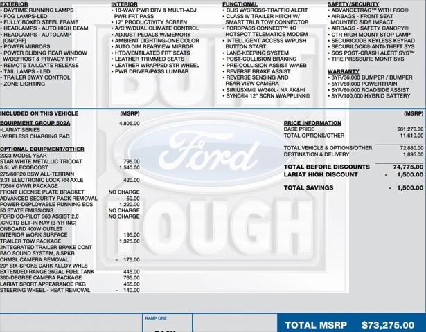 2023 Ford F-150 LARIAT