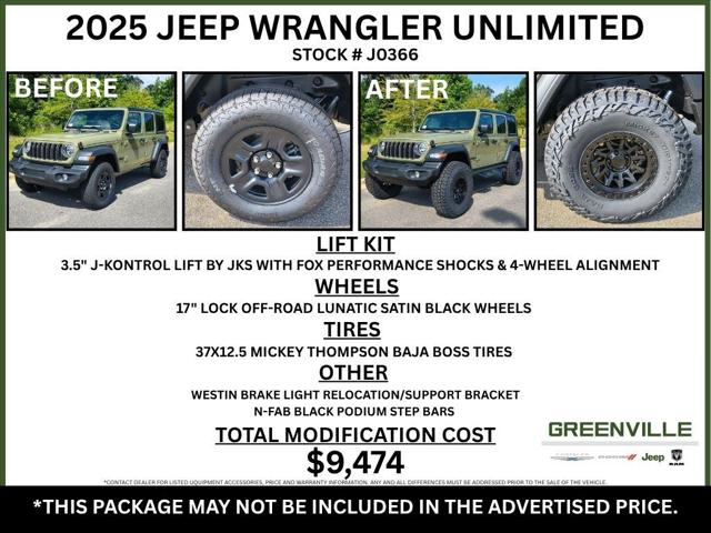 2025 Jeep Wrangler WRANGLER 4-DOOR SPORT