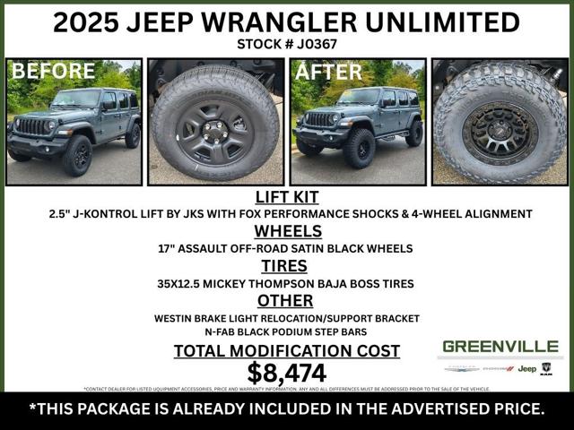 2025 Jeep Wrangler WRANGLER 4-DOOR SPORT