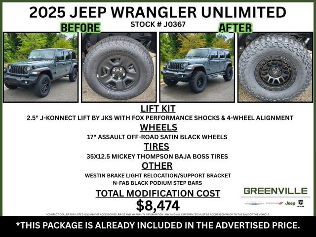 2025 Jeep Wrangler WRANGLER 4-DOOR SPORT