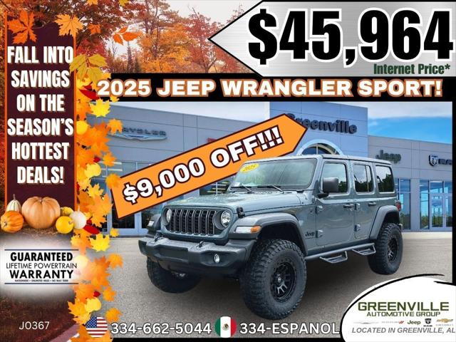 2025 Jeep Wrangler WRANGLER 4-DOOR SPORT