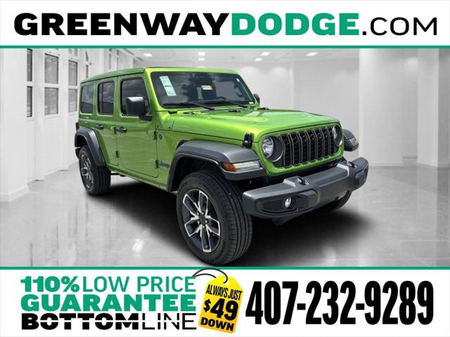 2025 Jeep Wrangler 4xe WRANGLER 4-DOOR SPORT S 4xe