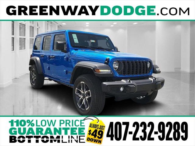 2025 Jeep Wrangler 4xe WRANGLER 4-DOOR SPORT S 4xe
