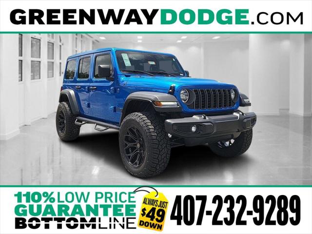 2025 Jeep Wrangler 4xe WRANGLER 4-DOOR SPORT S 4xe