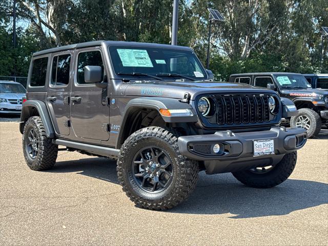 2025 Jeep Wrangler 4xe WRANGLER 4-DOOR WILLYS 4xe