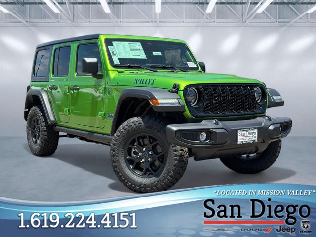 2025 Jeep Wrangler 4xe WRANGLER 4-DOOR WILLYS 4xe