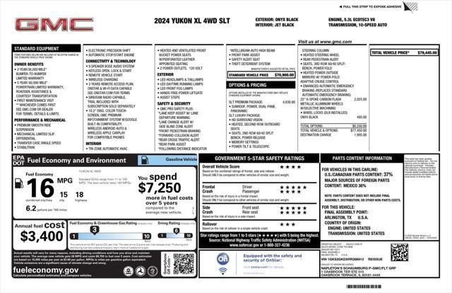 2024 GMC Yukon XL 4WD SLT