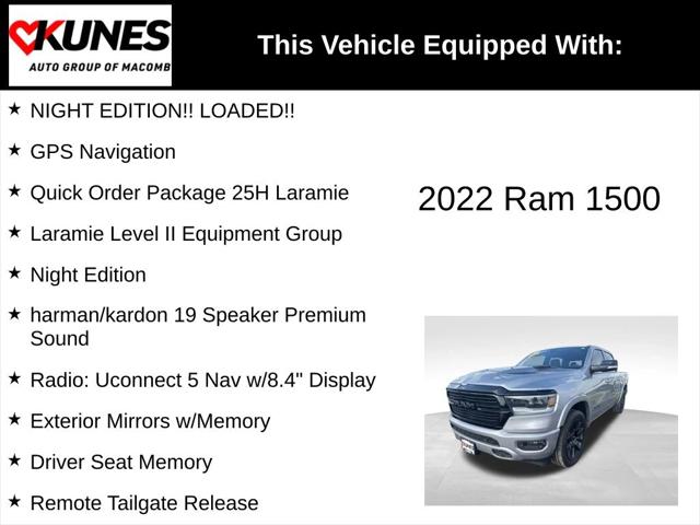 2022 RAM 1500 Laramie Crew Cab 4x4 57 Box