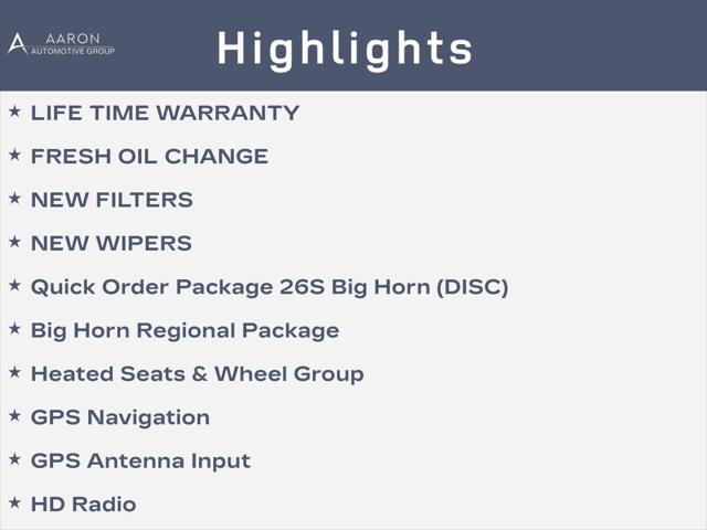 2018 RAM 1500 Big Horn Crew Cab 4x4 57 Box