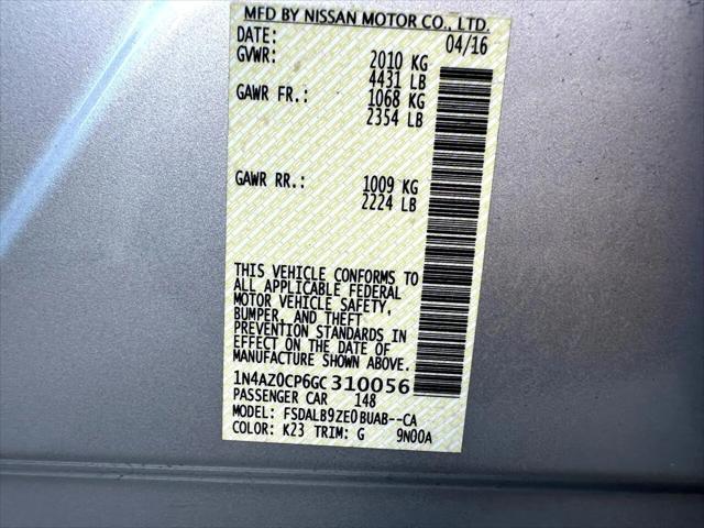 2016 Nissan LEAF S