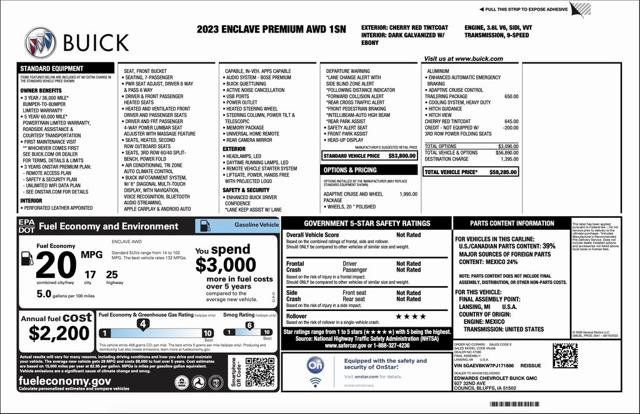 2023 Buick Enclave Premium AWD