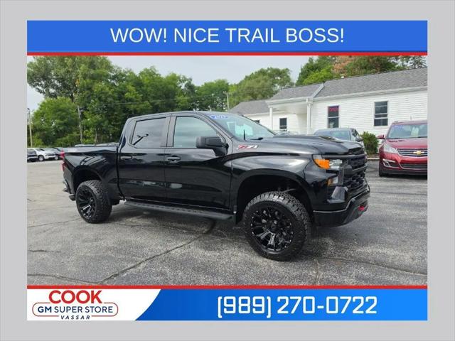 2023 Chevrolet Silverado 1500 4WD Crew Cab Short Bed Custom Trail Boss for sale in Vassar, MI