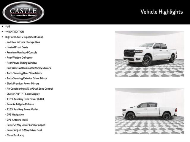 2025 RAM Ram 1500 RAM 1500 BIG HORN CREW CAB 4X4 57 BOX