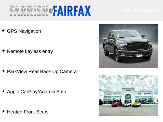 2025 RAM Ram 1500 RAM 1500 BIG HORN CREW CAB 4X4 57 BOX