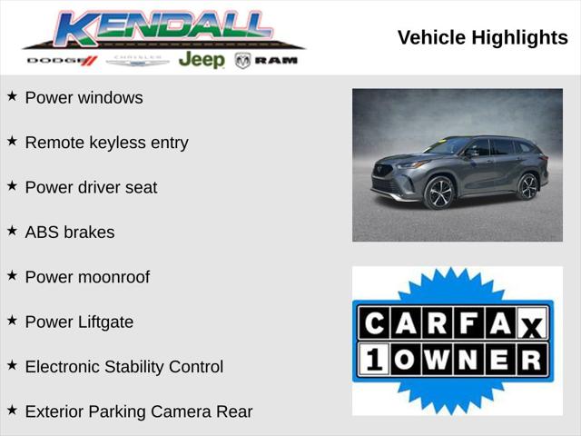 2022 Toyota Highlander XSE