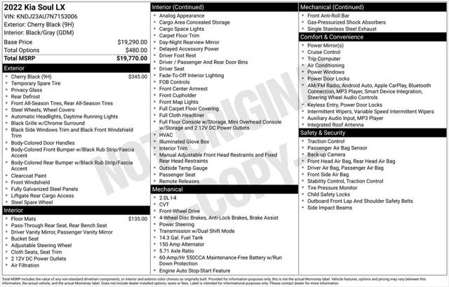 2022 Kia Soul LX