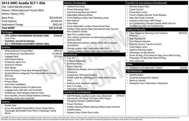 2014 GMC Acadia SLT-1