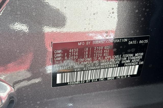 2025 Subaru Legacy Limited