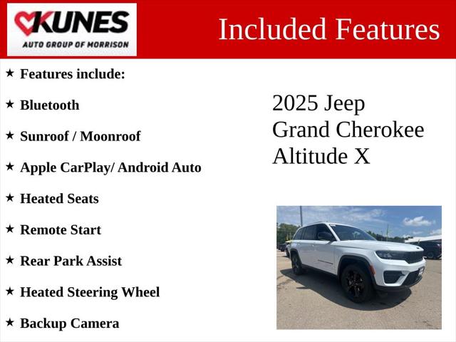 2025 Jeep Grand Cherokee GRAND CHEROKEE ALTITUDE X 4X4