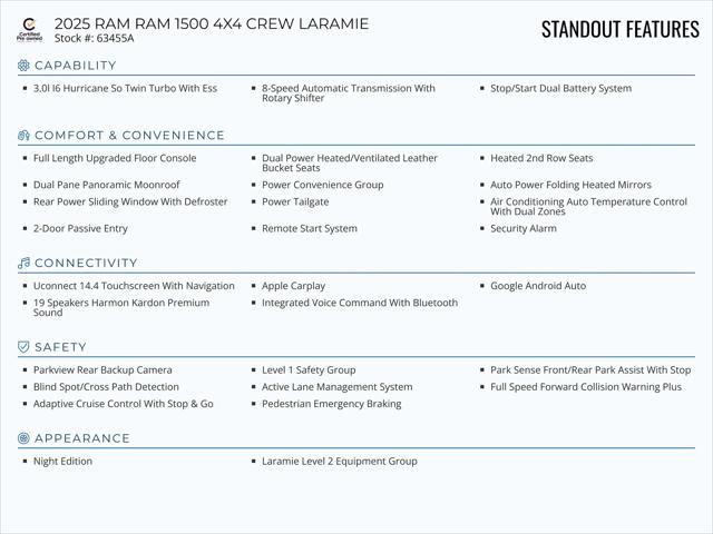 2025 RAM 1500 Laramie Crew Cab 4x4 57 Box