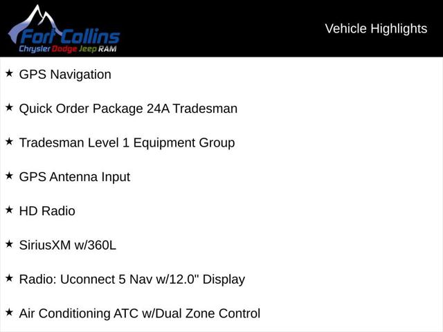 2025 RAM Ram 2500 RAM 2500 TRADESMAN CREW CAB 4X4 8 BOX