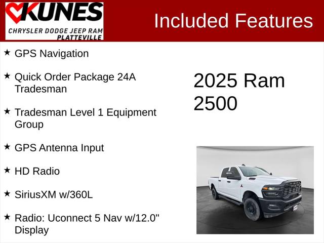 2025 RAM Ram 2500 RAM 2500 TRADESMAN CREW CAB 4X4 64 BOX