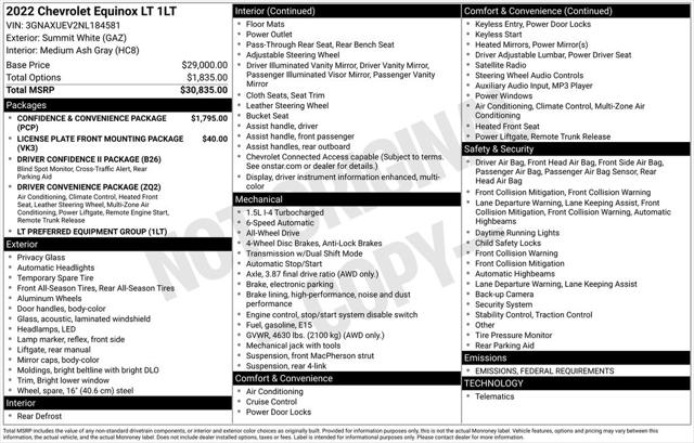 2022 Chevrolet Equinox AWD LT