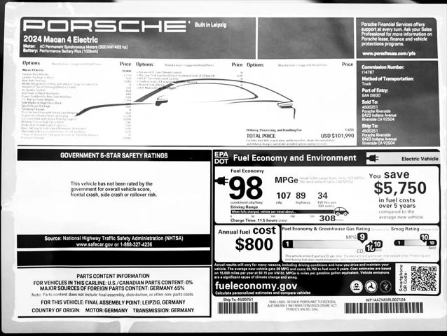 2024 Porsche Macan Electric 4
