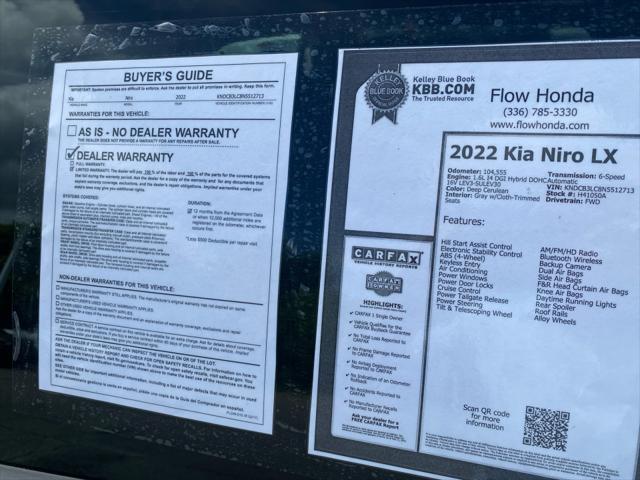 2022 Kia Niro LX