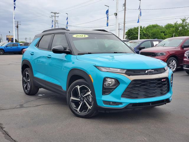 Used 2021 Chevrolet Trailblazer RS with VIN KL79MTSL1MB113869 for sale in Waterford, MI