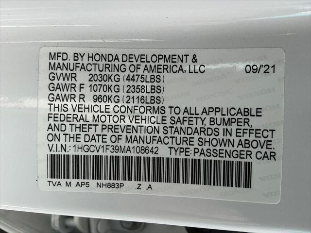 Used 2021 Honda Accord For Sale in Muscle Shoals, AL
