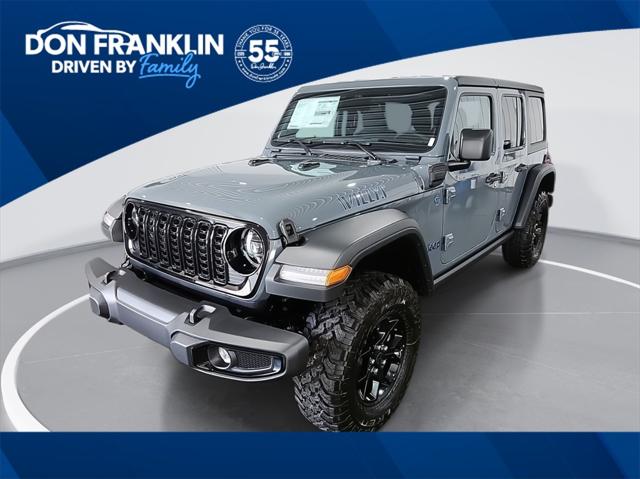 2025 Jeep Wrangler 4xe WRANGLER 4-DOOR WILLYS 4xe