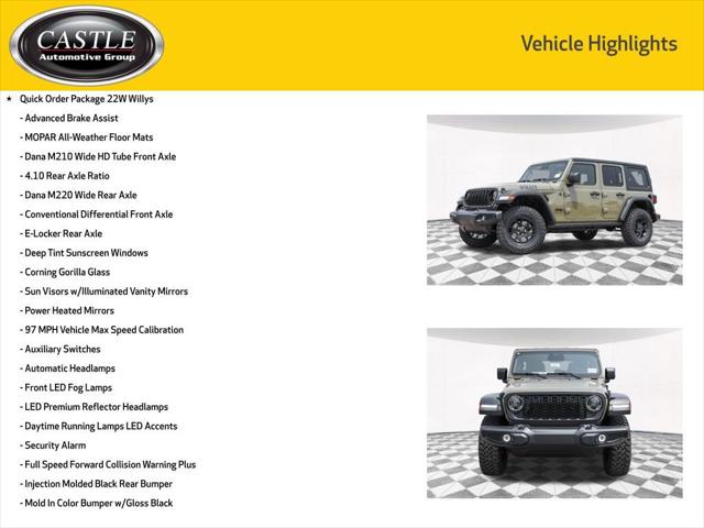 2025 Jeep Wrangler WRANGLER 4-DOOR WILLYS