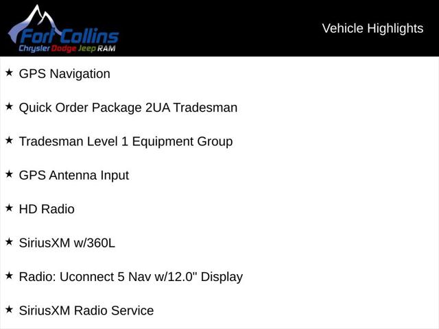 2025 RAM Ram 3500 RAM 3500 TRADESMAN CREW CAB 4X4 8 BOX