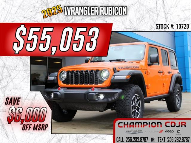 2025 Jeep Wrangler WRANGLER 4-DOOR RUBICON