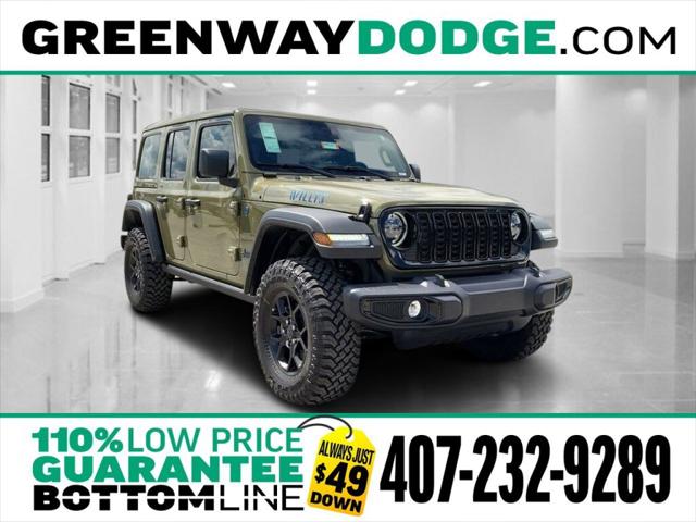 2025 Jeep Wrangler 4xe WRANGLER 4-DOOR WILLYS 4xe