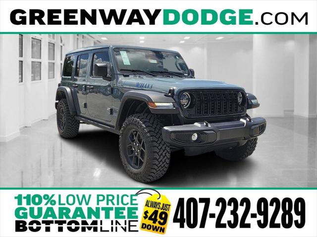 2025 Jeep Wrangler 4xe WRANGLER 4-DOOR WILLYS 4xe