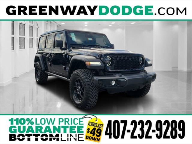2025 Jeep Wrangler 4xe WRANGLER 4-DOOR WILLYS 4xe