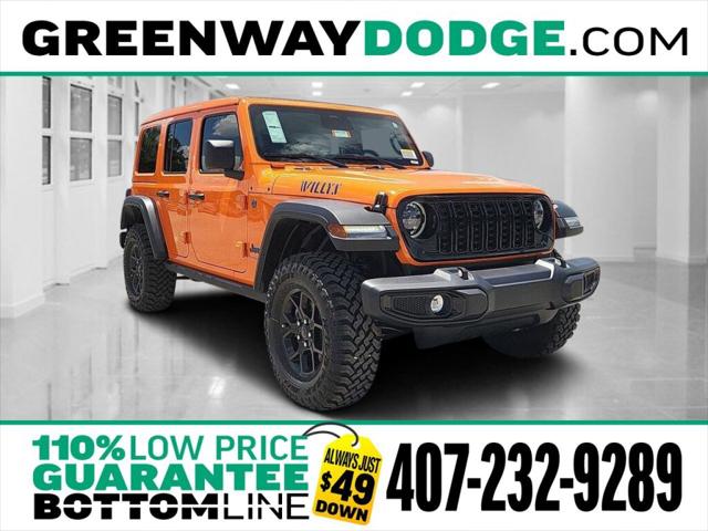 2025 Jeep Wrangler 4xe WRANGLER 4-DOOR WILLYS 4xe
