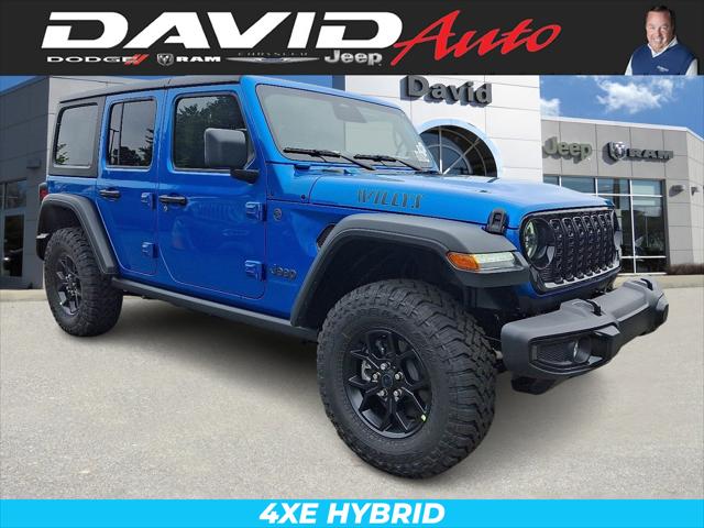 2025 Jeep Wrangler 4xe WRANGLER 4-DOOR WILLYS 4xe