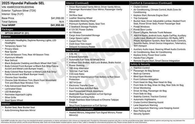 2025 Hyundai Palisade SEL
