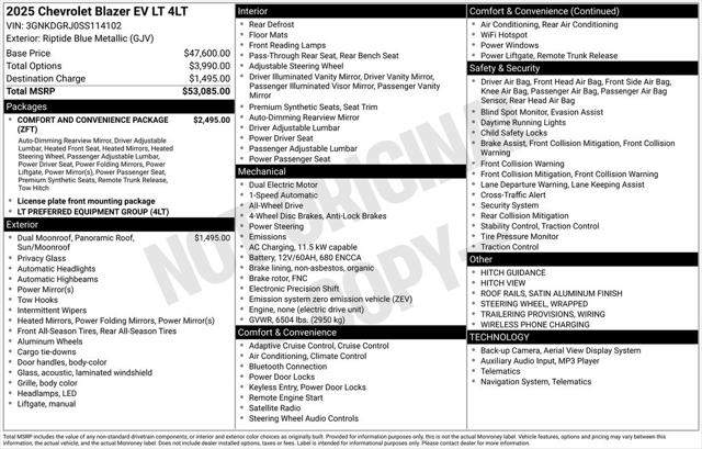 2025 Chevrolet V Blazer eAWD LT