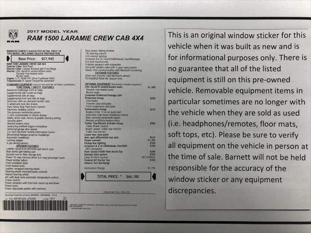 2017 RAM 1500 Laramie 2017 RAM 1500 Laramie